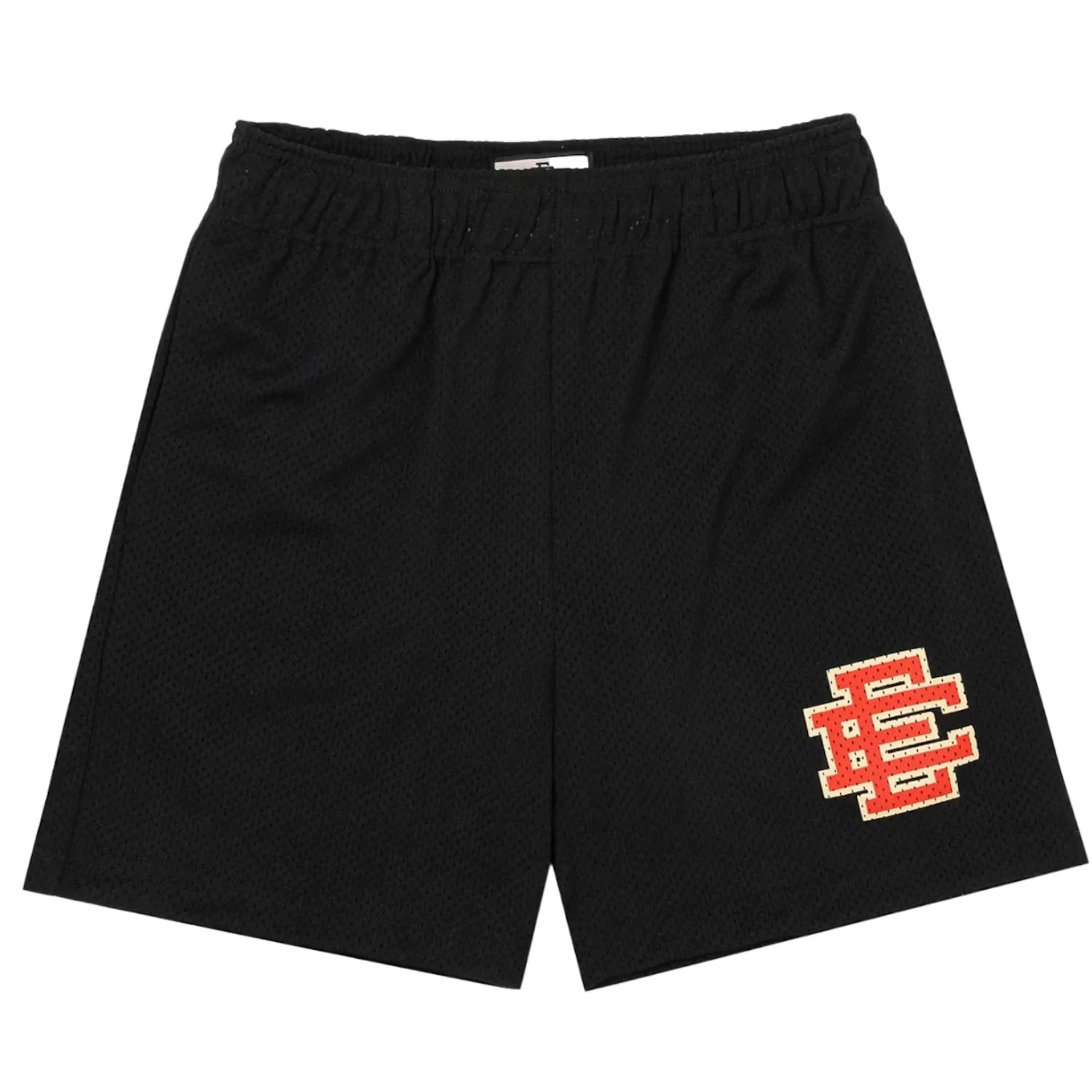 EE Basic Short Black/Varsity Red - front view